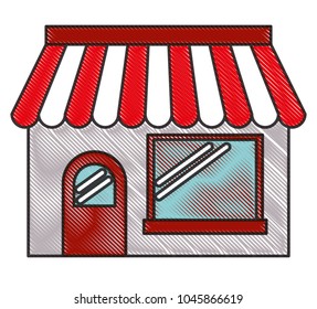 store building isolated icon