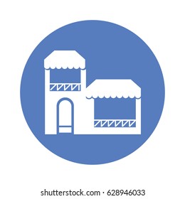 store building isolated icon