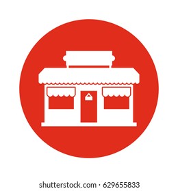store building isolated icon