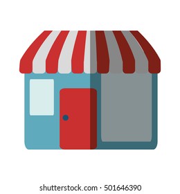 store building isolated icon vector illustration design