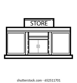 store building landscape