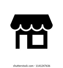 store building vector icon