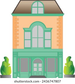 STORE BUILDING VECTOR, SIMPLE, COLORFUL
