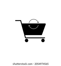 Store cart, arrow, update icon in Shopping set