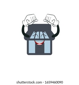 store cartoon character design with expression