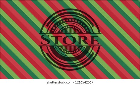 Store christmas badge.