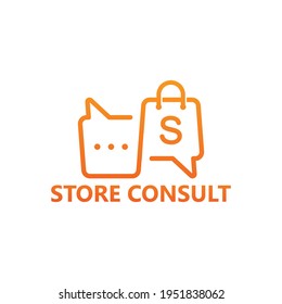 Diseño de plantillas de logotipo de consulta de almacenamiento
