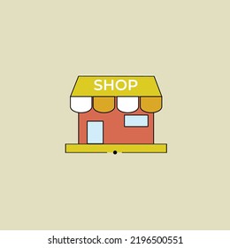 Store creative icon design 2022