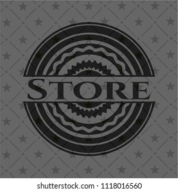 Store dark emblem. Retro