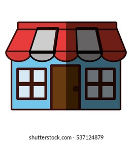 store facade icon image vector illustration design 