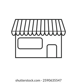 Store Front Icon for Branding, and Design