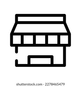 Store Front Icon Vector Symbol Design Illustration