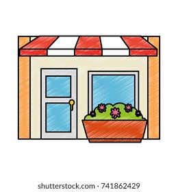 store front isolated icon