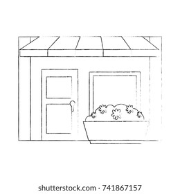 store front isolated icon