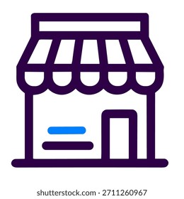 Shop-Front-Shop-Symbol, Vektorgrafik