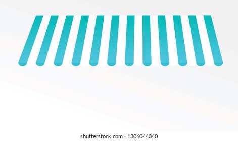 Store front umbrella. vector illustration