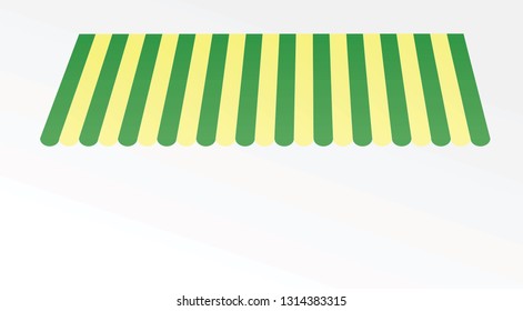 Store front umbrella. vector illustration