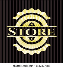 Store gold emblem