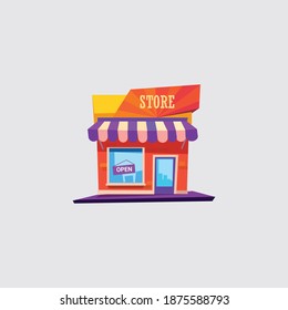 store graphic element Illustration template design