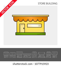 Store icon. It can be used as - logo, pictogram, icon, infographic element. Vector illustration for your cute design.