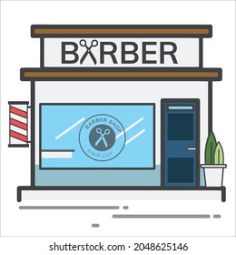 store icon cartoon design. Store vector illustration
