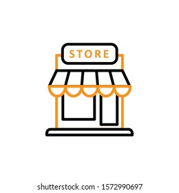 store icon design template trendy