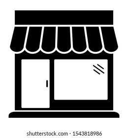 Store icon design. store icon in trendy flat style design. Vector illustration.