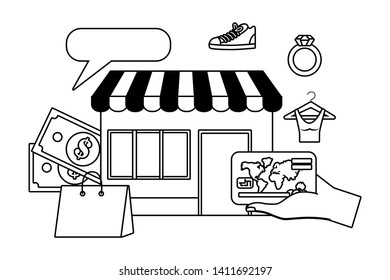 Store icon design vector illustration