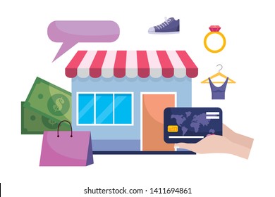 Store icon design vector illustration