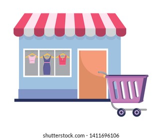 Store icon design vector illustration
