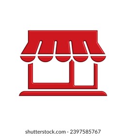Store icon design. Store vector illustration