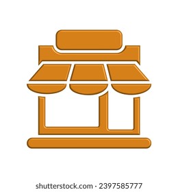 Store icon design. Store vector illustration