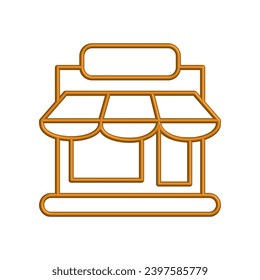 Store icon design. Store vector illustration