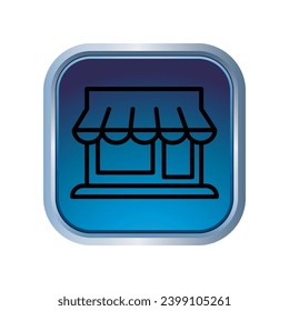 Store icon design. Store vector illustration