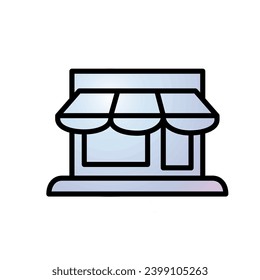 Store icon design. Store vector illustration