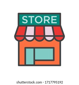 store icon design vector template