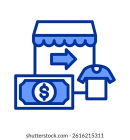 Store Icon Element For Design