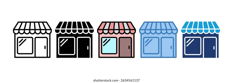 Armazenar Elemento De Ícone Para Design