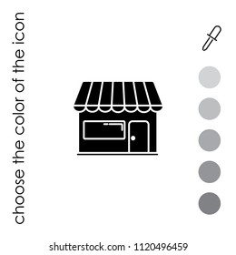  Store icon flat.