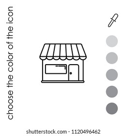  Store icon flat.