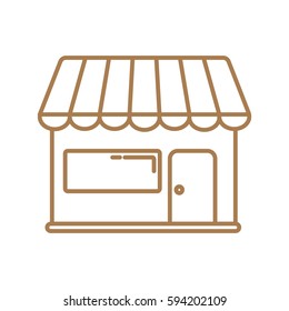  Store icon flat.