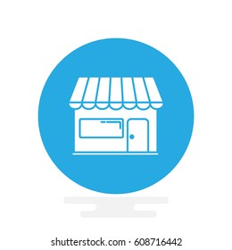  Store icon flat.