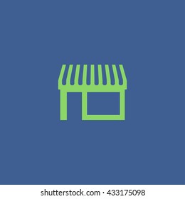 Store icon. Flat design style eps 10