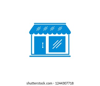 Store icon Flat symbol vector