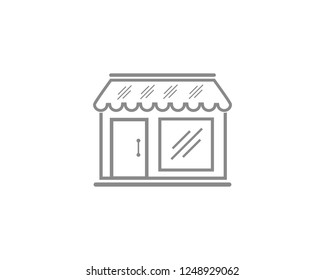 Store icon Flat symbol vector