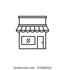 Store icon flat vector design