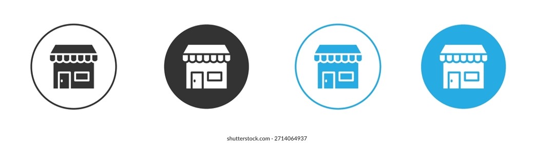 Store icon. Graphic icon design template