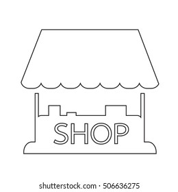 Store icon illustration design