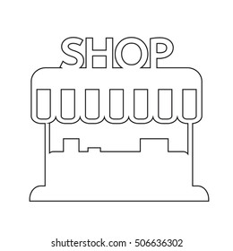 Store icon illustration design