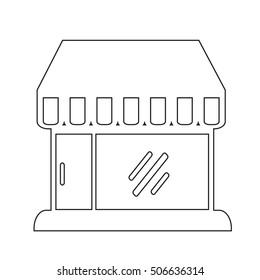 Store icon illustration design